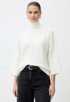 Marella pulover din amestec de lana Emme by Marella culoarea bej, light, 2525366032200 imagine