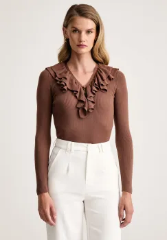 Marella pulover pentru femei din lyocell MLSOPEROSO imagine