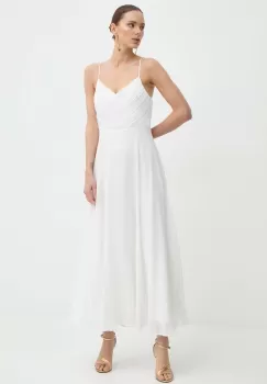 Marella rochie culoarea alb, maxi, evazati, 2413221462200 imagine