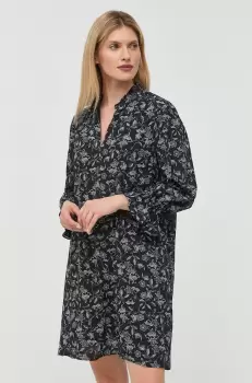 Marella rochie culoarea negru, mini, drept imagine