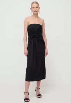 Marella rochie culoarea negru, mini, evazati imagine