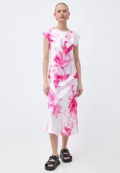 Marella rochie culoarea roz, midi, drept, 2413221352200 2413220000000 imagine