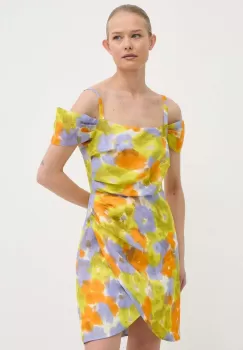 Marella rochie din in mini, drept, 2413221082200 2413220000000 imagine