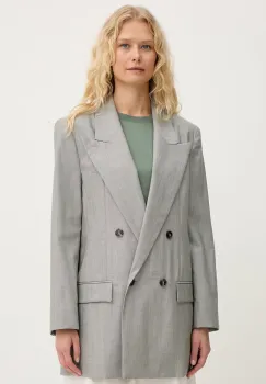 Marella sacou cu doua randuri de nasturi pentru femei, cu matase CERA imagine