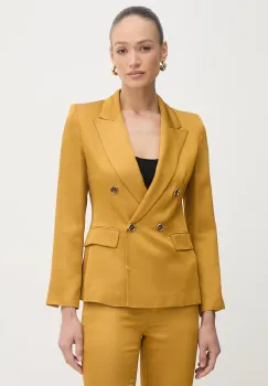 Marella sacou cu doua randuri de nasturi pentru femei, cu vascoza CHARME imagine