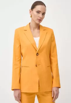 Marella sacou de in culoarea portocaliu, un singur rand de nasturi, neted, 2413041022200 imagine