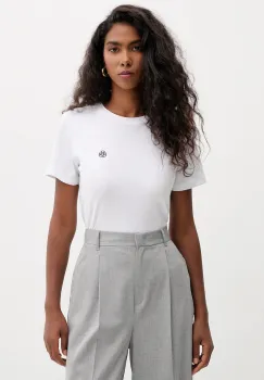 Marella tricou din bumbac culoarea alb, 2523976084200 imagine
