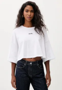 Marella tricou din bumbac culoarea alb, 2523976104200 imagine