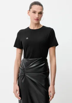 Marella tricou din bumbac culoarea negru, 2523976084200 imagine