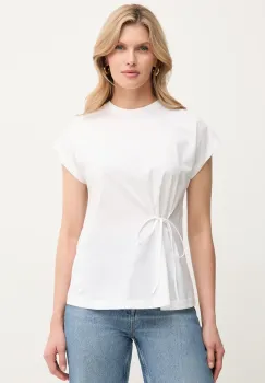 Marella tricou din bumbac TIMO femei, culoarea alb, 2513941052200 imagine