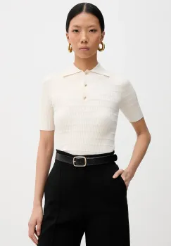 Marella tricou LEGNO culoarea bej, 2613361101200 imagine