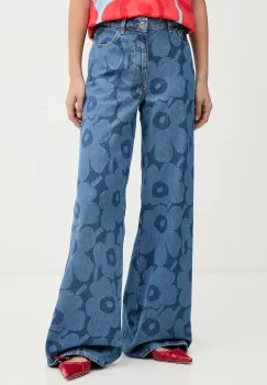 Marimekko blugi wide leg pentru femei imagine