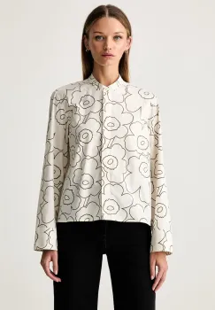 Marimekko camasa pentru femei din bumbac imagine