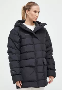 Marmot geaca de puf femei, culoarea negru, de iarna, oversize imagine