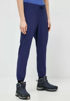 Marmot pantaloni de exterior Elda culoarea albastru marin, neted imagine
