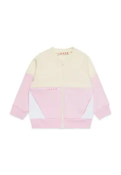 Marni hanorac de bumbac pentru bebelusi MS305B SWEAT-SHIRT culoarea roz, uni, M01389 imagine