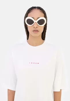 Marni ochelari de soare Lake Of Fire femei, culoarea bej, EYMRN00068 002 71D imagine