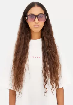 Marni ochelari de soare Zamalek Faded Burgundy femei, culoarea roz, EYMRN00054.004.LCS imagine