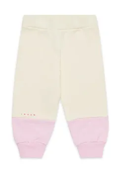 Marni pantaloni de trening din bumbac pentru bebelusi MP174B TROUSERS culoarea roz, uni, M01390 imagine