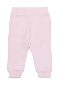 Marni pantaloni de trening din bumbac pentru bebelusi MP192B TROUSERS culoarea roz, cu imprimeu, M01436 imagine