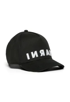 Marni sapca din bumbac pentru copii MF38U HAT culoarea negru, cu imprimeu, M01470 imagine