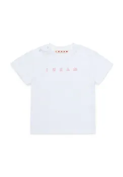 Marni tricou de bumbac pentru copii MT276B T-SHIRT culoarea alb, cu imprimeu, M01438 imagine