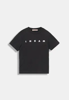 Marni tricou de bumbac pentru copii MT290F T-SHIRT culoarea negru, M01601 imagine