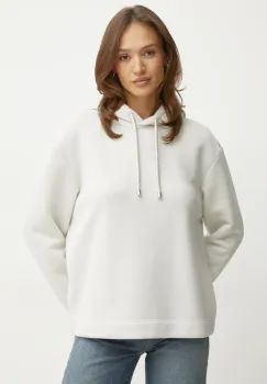 MAX&Co. bluza femei, culoarea gri, cu gluga, melanj, 2516921021200 imagine