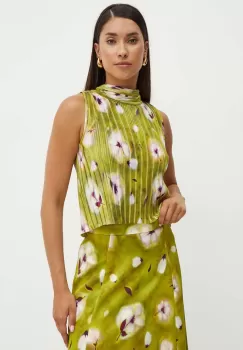 MAX&Co. bluza femei, culoarea verde, modelator, 2426946101200 imagine