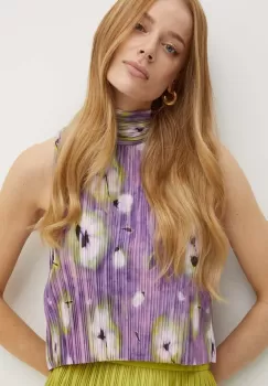 MAX&Co. bluza femei, culoarea violet, modelator, 2426946101200 imagine