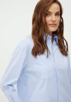 MAX&Co. camasa din bumbac femei, cu guler clasic, relaxed, 2418111024200 imagine