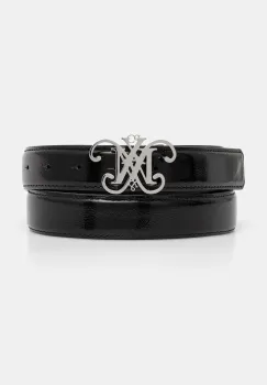 MAX&Co. curea de piele culoarea negru, 2526506047200 imagine