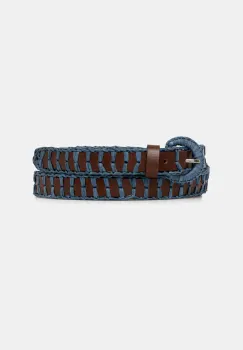 MAX&Co. curea de piele femei, culoarea maro, 2516501047200 imagine