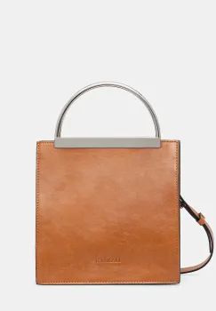 MAX&Co. geanta de piele culoarea maro, 2526516036200 imagine