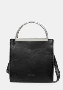 MAX&Co. geanta de piele culoarea negru, 2526516036200 imagine