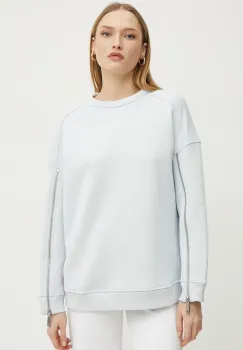 MAX&Co. hanorac de bumbac femei, neted, 2516921022200 imagine