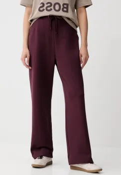 MAX&Co. pantaloni de trening din bumbac culoarea violet, uni, 2528786012200 imagine