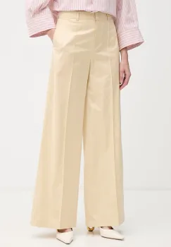 Max&Co. pantaloni pentru femei, din bumbac cu elastan MCOVERTICE imagine