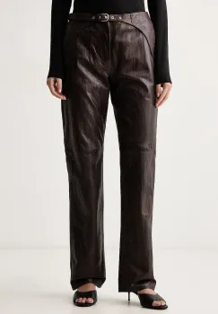 Max&Co.  pantaloni pentru femei din piele MCLQUASAR imagine