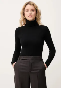 MAX&Co. pulover culoarea bleumarin, light, cu guler, 2518361054200 imagine