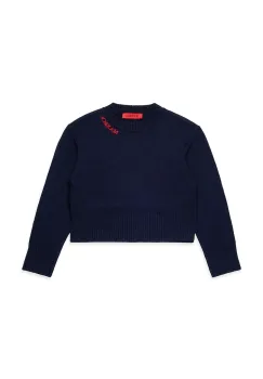 MAX&Co. pulover de lana pentru copii MAXK18F KNITWEAR culoarea bleumarin, MX0251 imagine