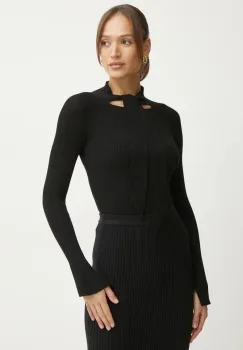 MAX&Co. pulover femei, culoarea negru, light, 2516361051200 imagine