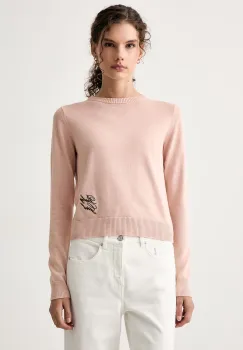 Max&Co.  pulover pentru femei din bumbac COMMA imagine