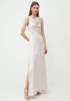 MAX&Co. rochie culoarea bej, maxi, evazati, 2416221164200 imagine