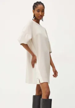 MAX&Co. rochie culoarea bej, mini, drept, 2426626012200 imagine