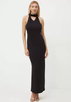 MAX&Co. rochie culoarea negru, maxi, mulata, 2426626021200 imagine