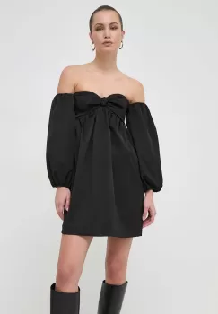 MAX&Co. rochie culoarea negru, mini, evazati imagine