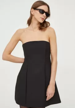 MAX&Co. rochie culoarea negru, mini, evazati imagine