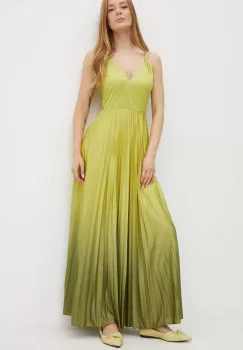 MAX&Co. rochie culoarea verde, maxi, evazati, 2426626111200 imagine