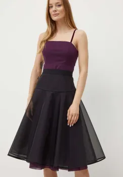 MAX&Co. rochie culoarea violet, mini, evazati, 2426626031200 imagine